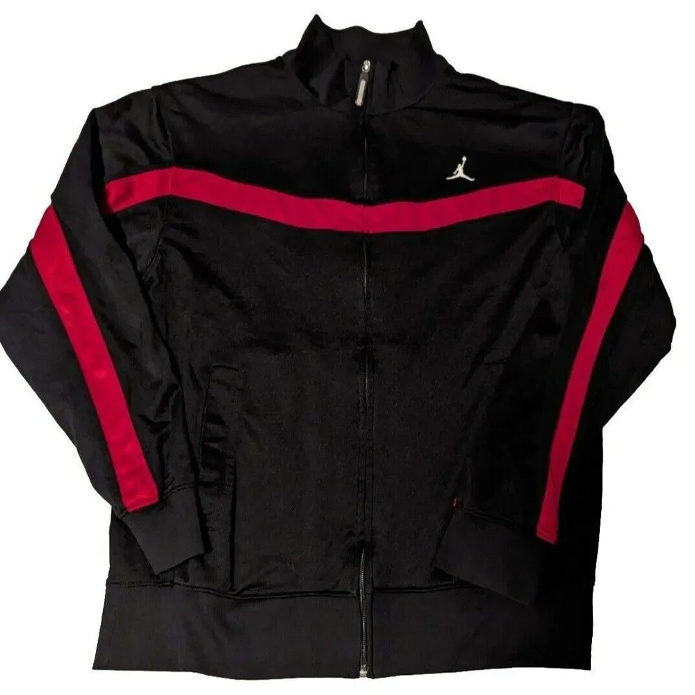 * Jacket Nike Air Jordan Jumpman Dri-Fit Black Red Accent Medium
